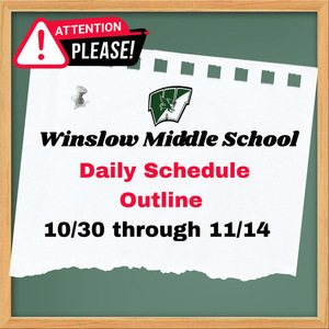 Daily Schedule Update for next two weeks